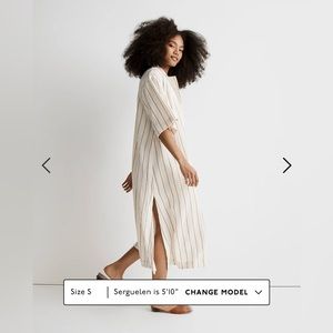 Madewell Lightestspun Cover-Up Maxi Shirtdress - NEW WITH TAGS. Never worn.